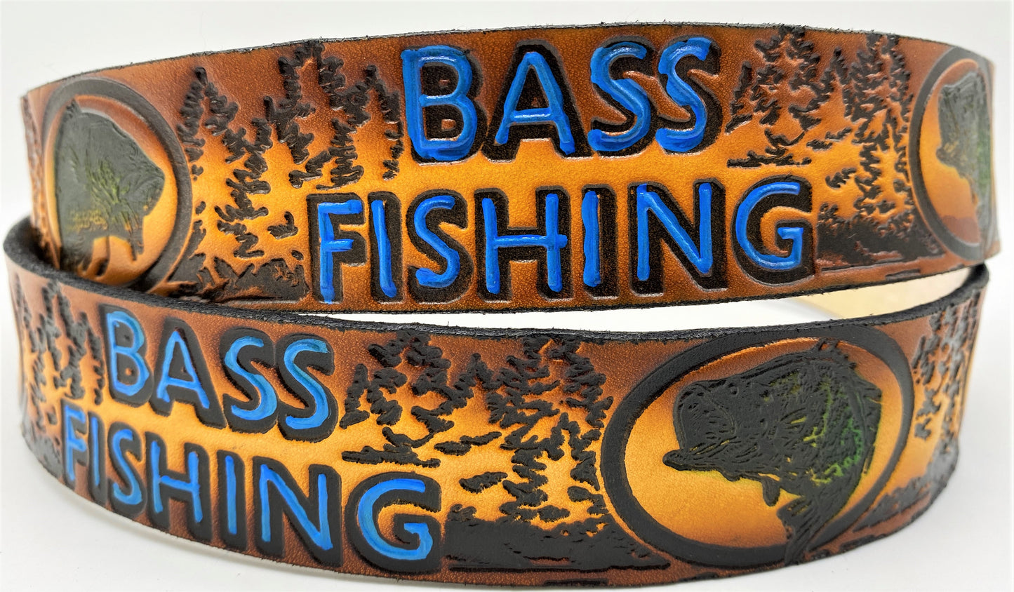 Painted Bass Fishing Belt