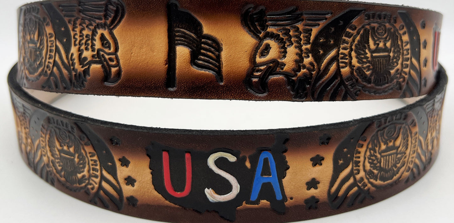 Painted USA Seal Belt