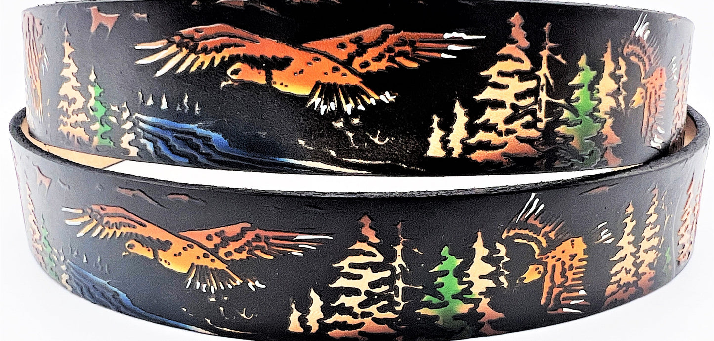 Painted Soaring Eagle Belt