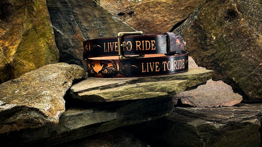 Live to Ride Double Eagle Belt