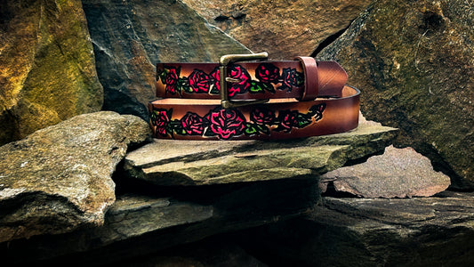 Painted Roses Belt