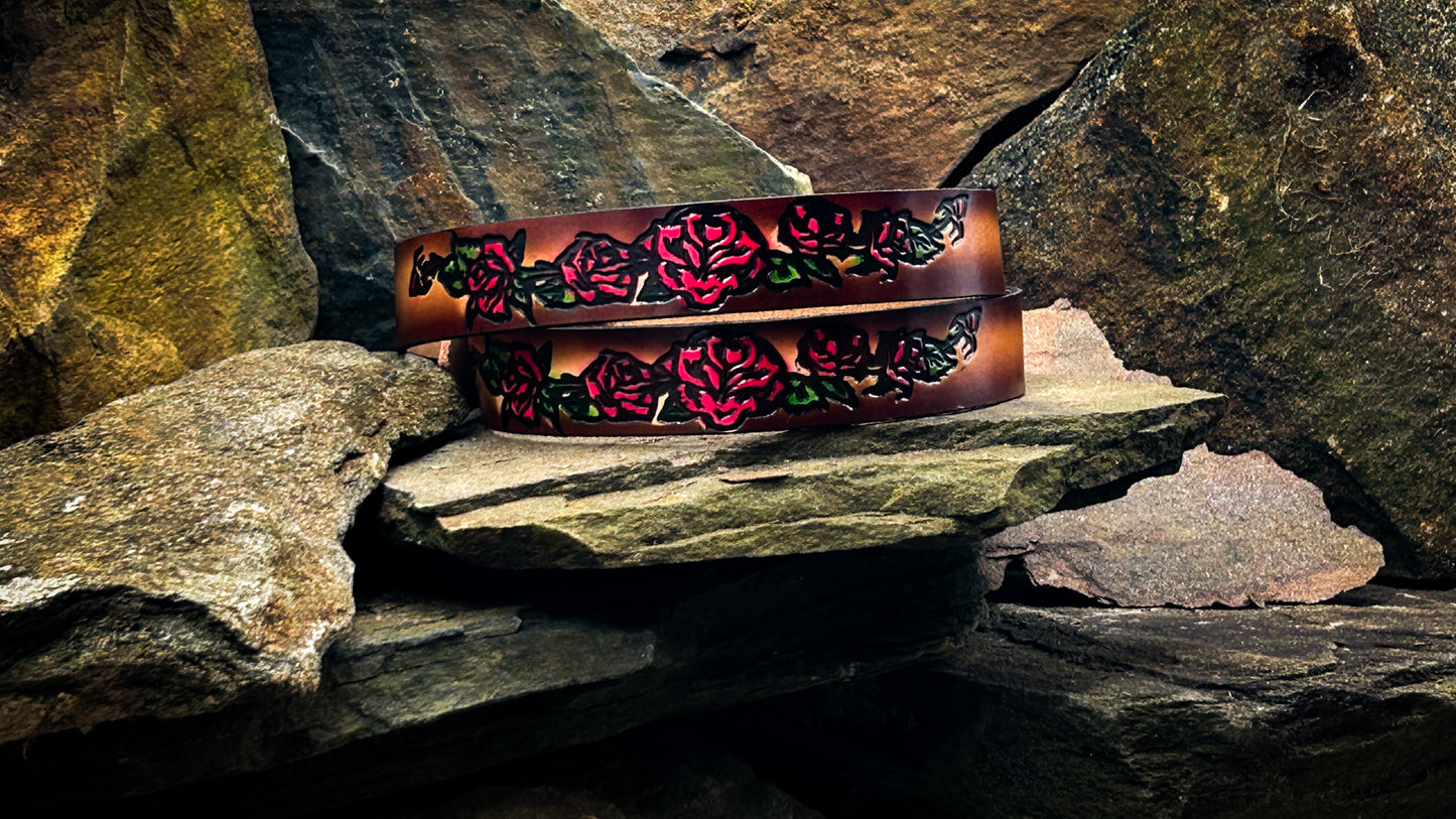 Painted Roses Belt