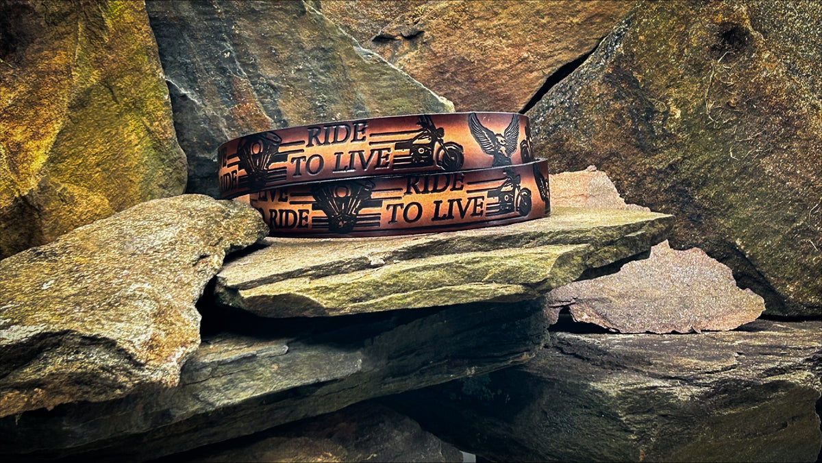 LEATHER Moto Live to Ride Eagle Belt Event Leather main image 3